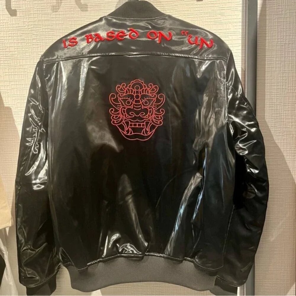 EVISU The Spirit Of EVISU Japanese Designer Bomber Jacket - Picture 2 of 14